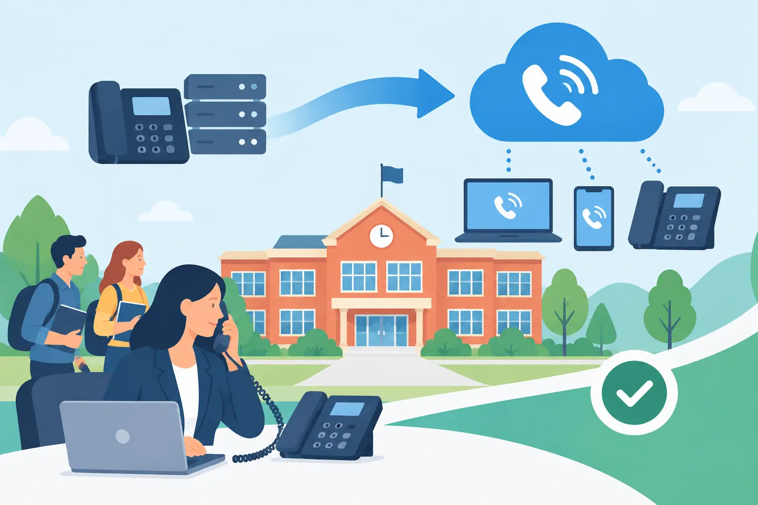 School District VoIP Migration Without Disruption