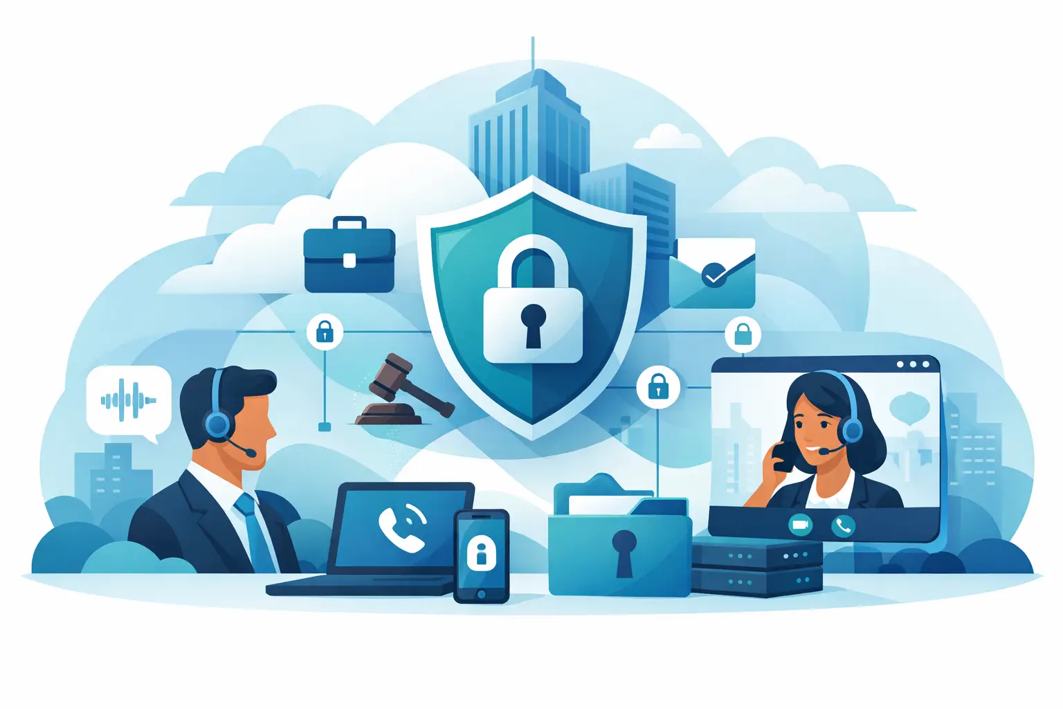 Secure Teams Calling for Regulated Organizations