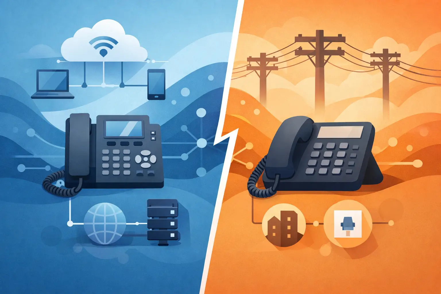 VoIP vs Analog Lines for Business Phones